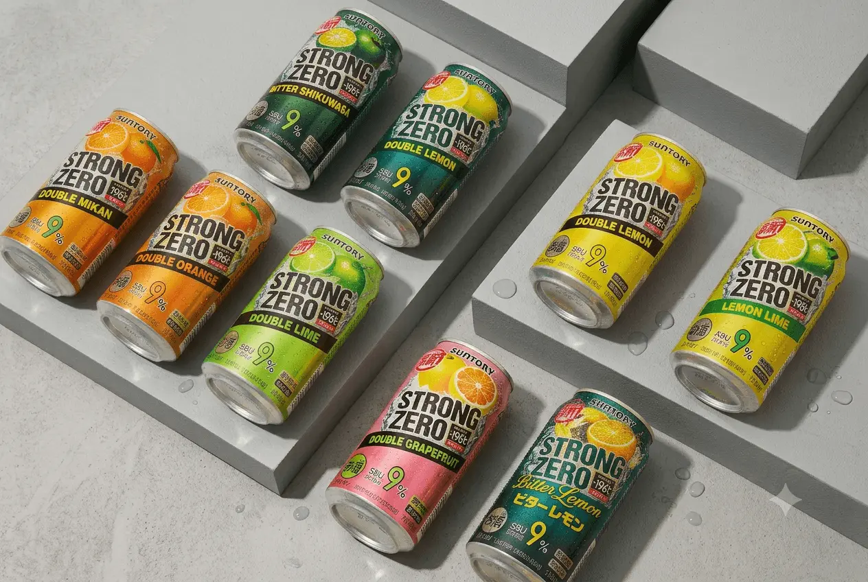Strong Zero Chuhai kaufen Schweiz – japanischer Canned Cocktail Direktimport